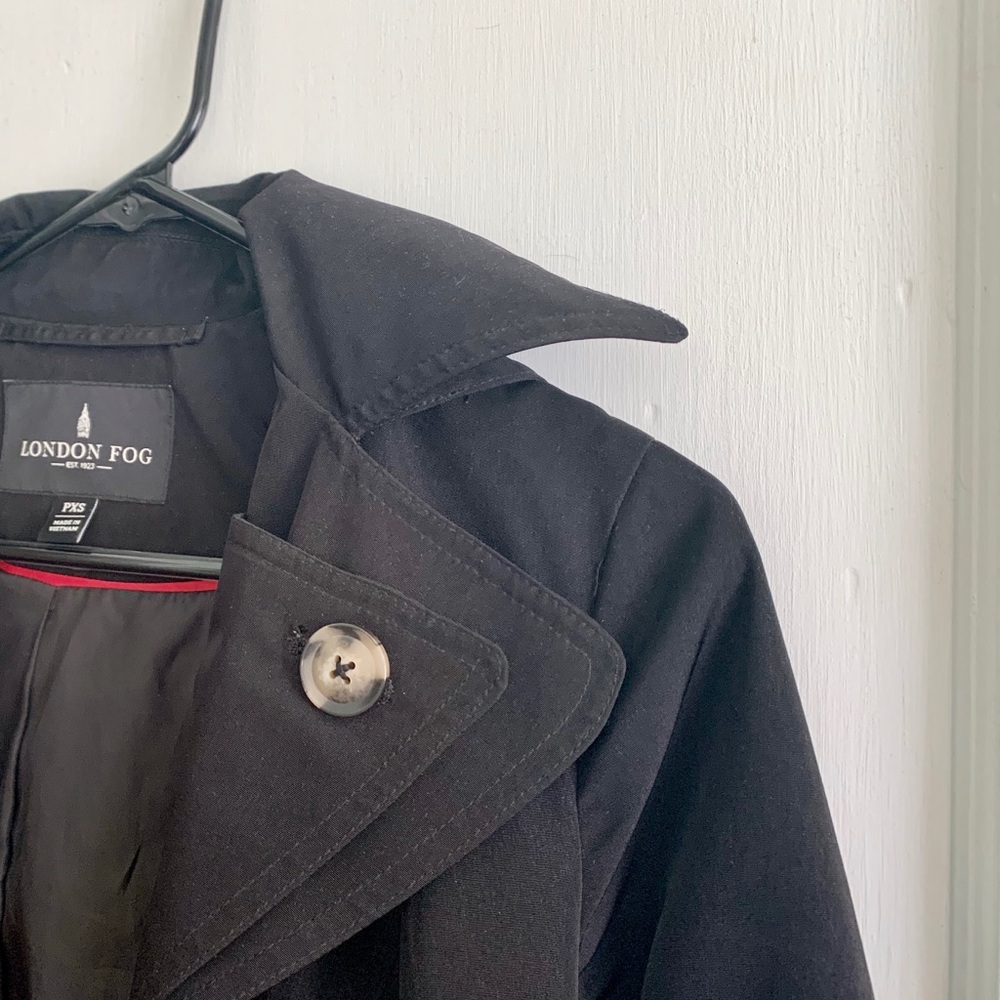London Fog | classic black trench coat